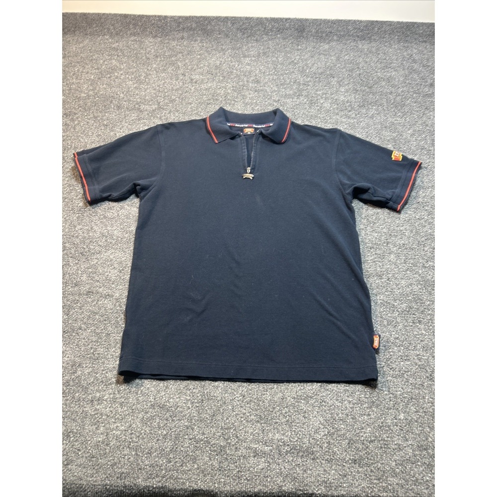 Vintage Zywiec Beer Polo Shirt Size 90s Casual Zipper Wear Classic Drinking XL